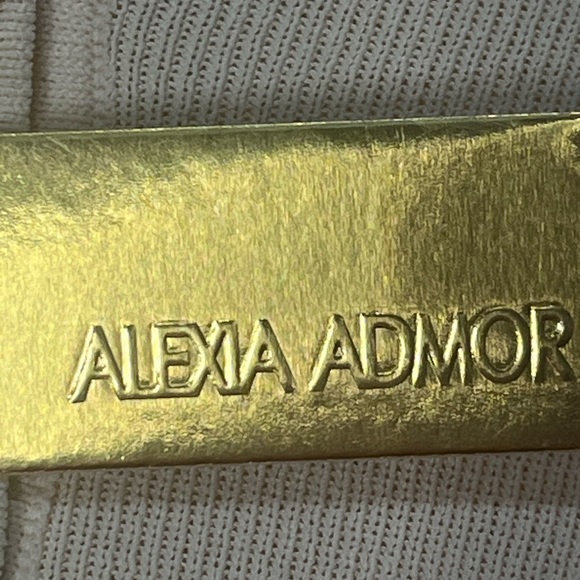 Alexia Admor  large Ivory long sleeve Bennie midi dress (I). - Picture 3 of 7